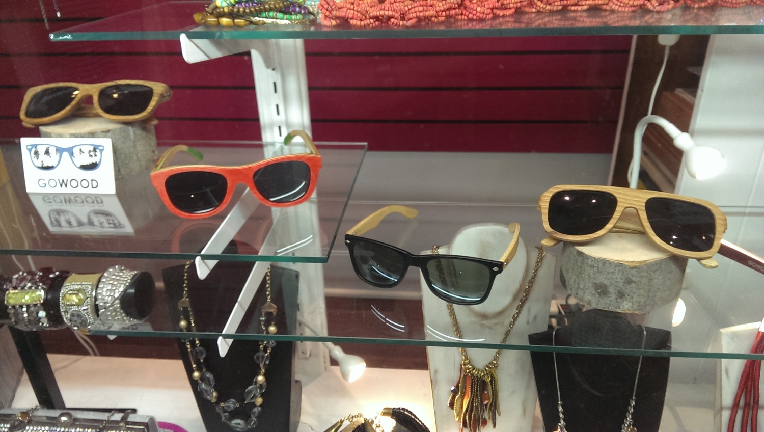 Wooden Sunglasses available at ModEcho St Sauveur