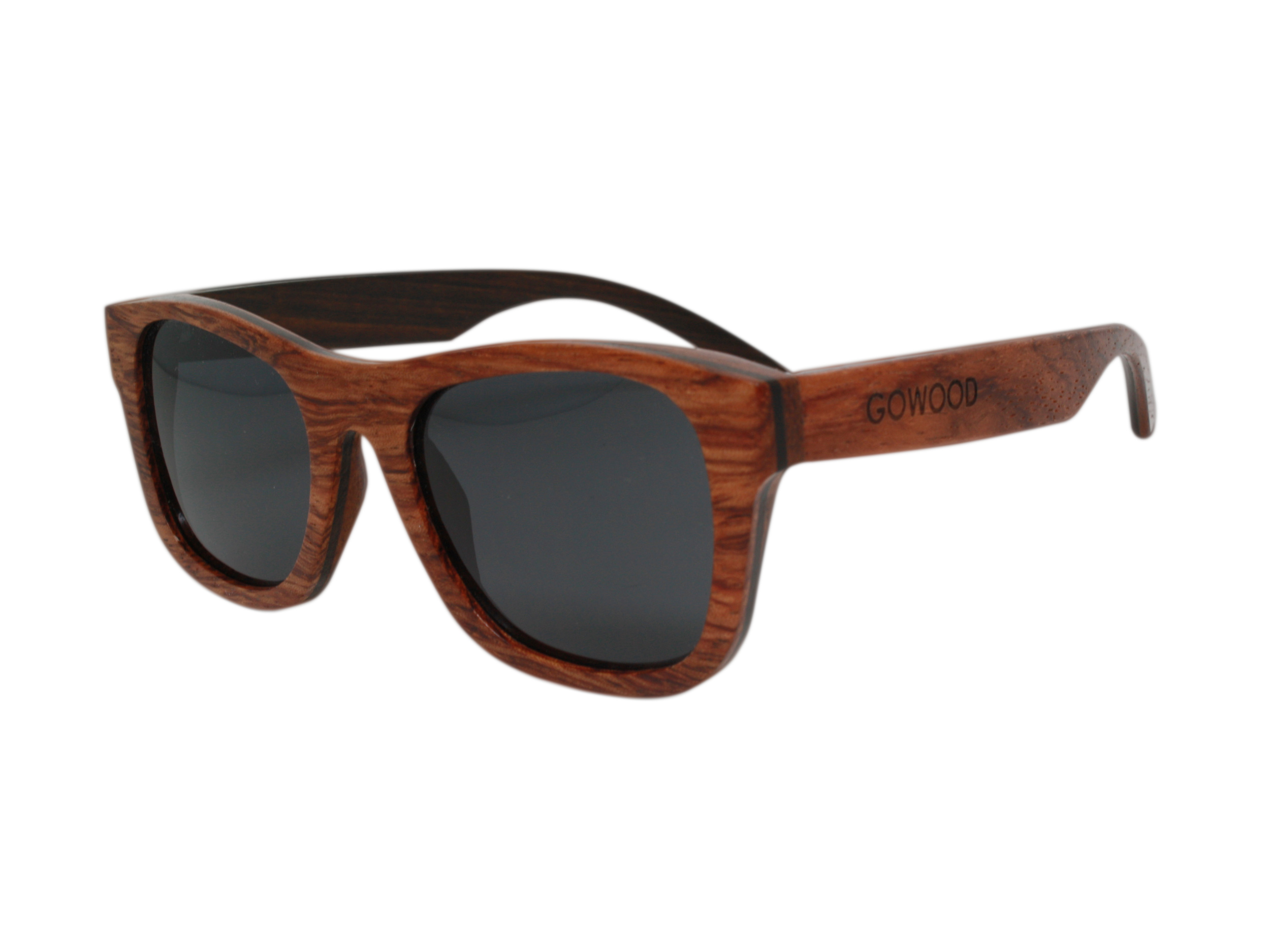 wood sunglasses bubinga angle
