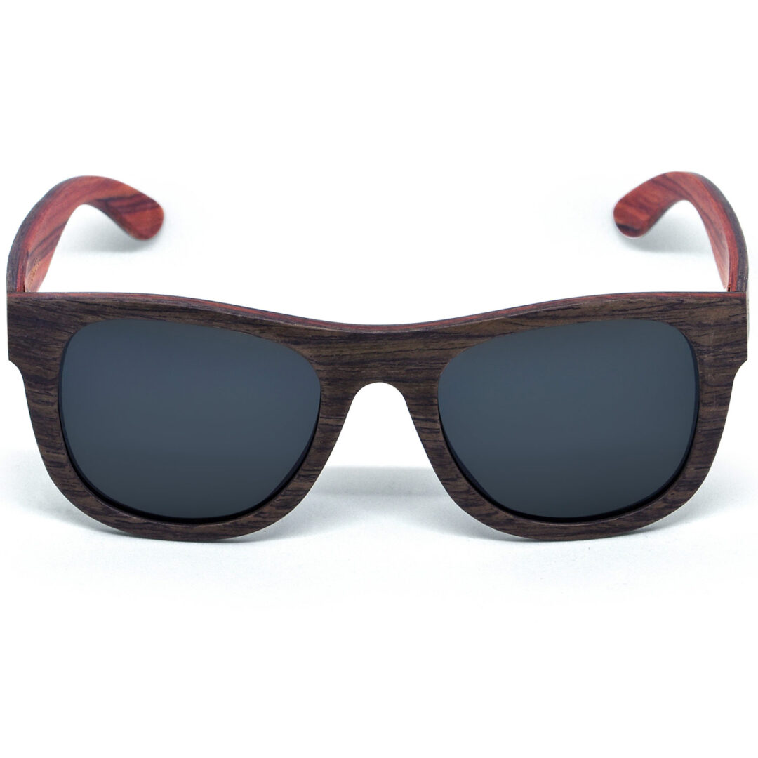 Walnut and rosewood sunglasses