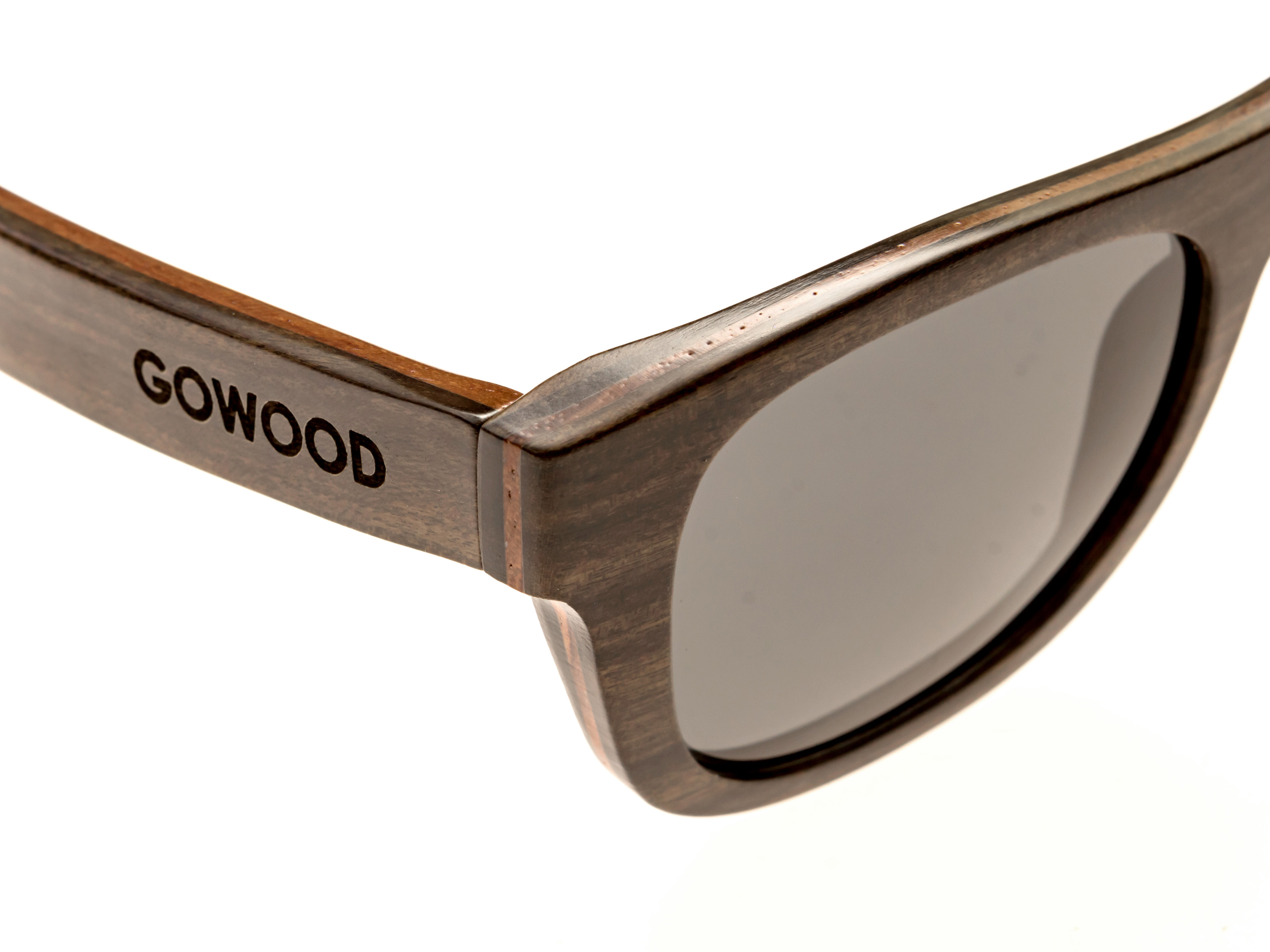 Ebony wood sunglasses New York II - treated wood