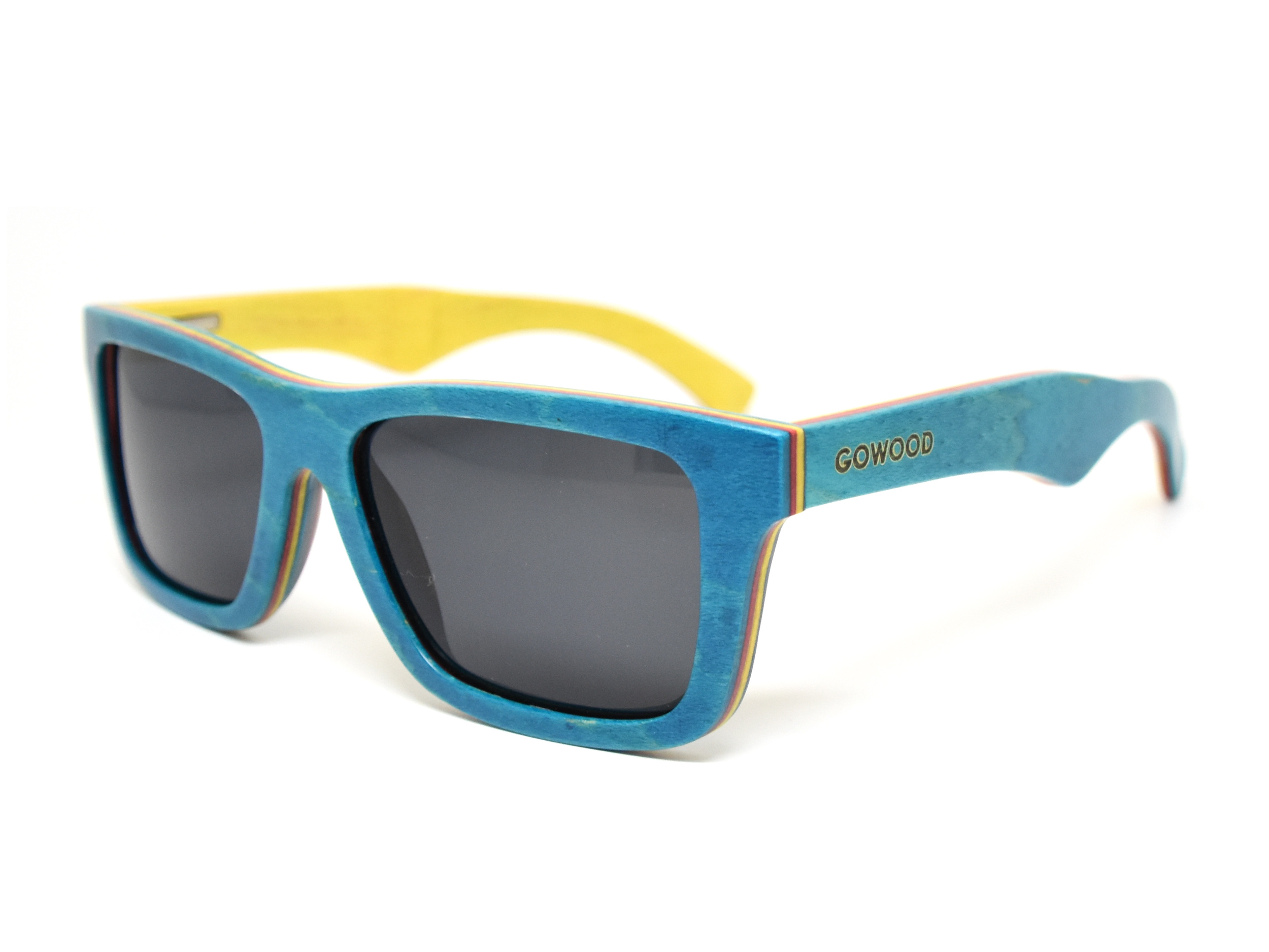 vancouver skateboard wood sunglasses angle GOWOOD