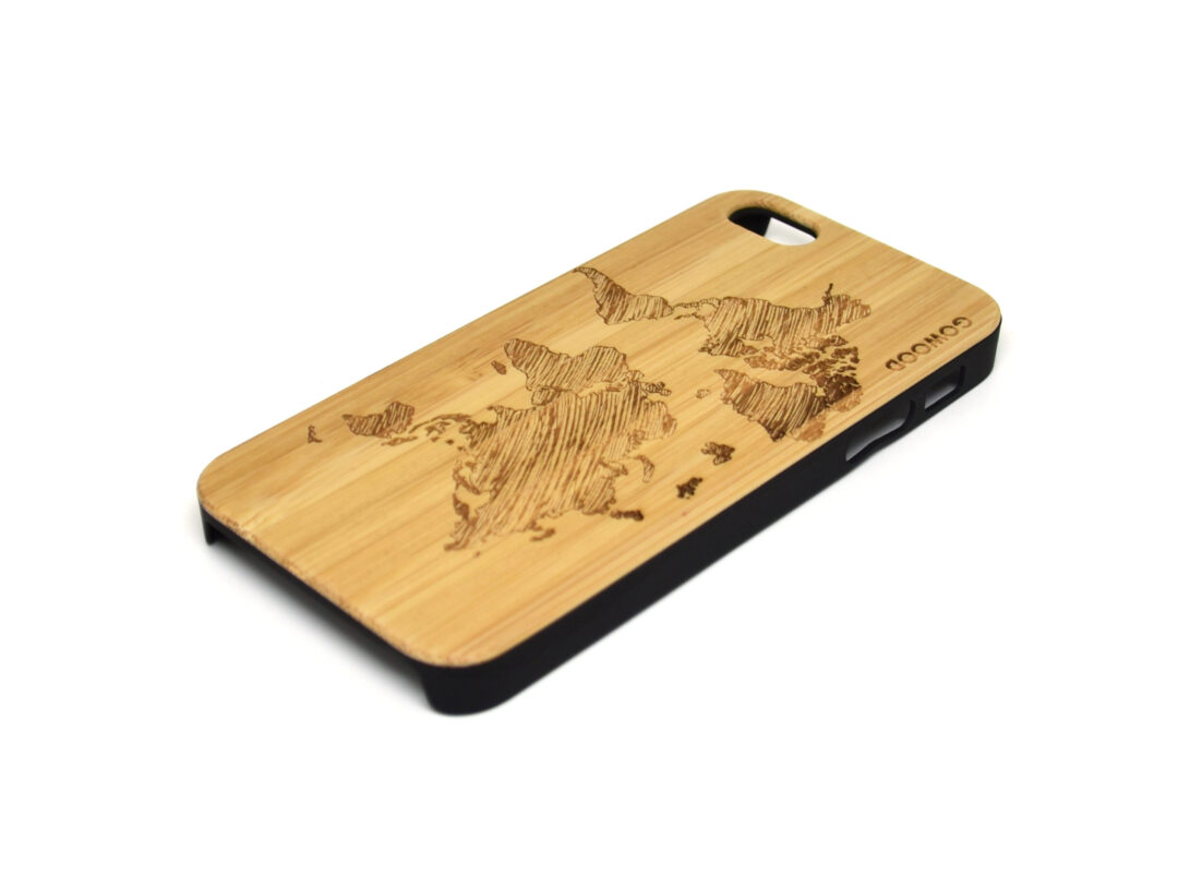 iPhone 5 case world map right angle