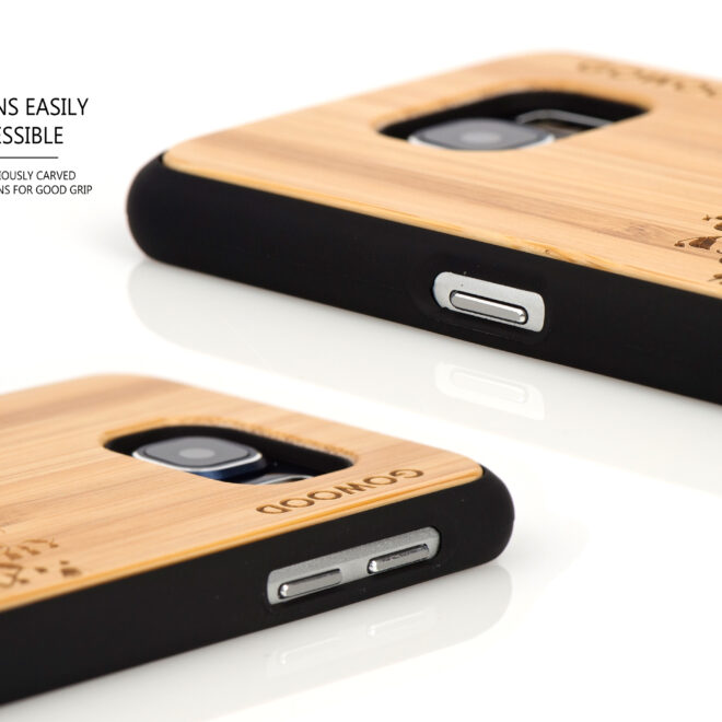 Samsung Galaxy S6 case bamboo tree buttons