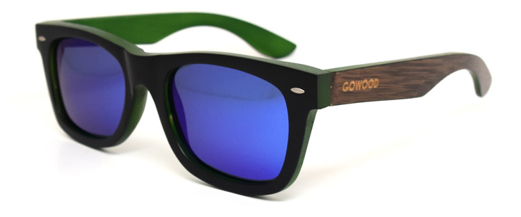 wayfarer sunglasses blue mirrored lenses