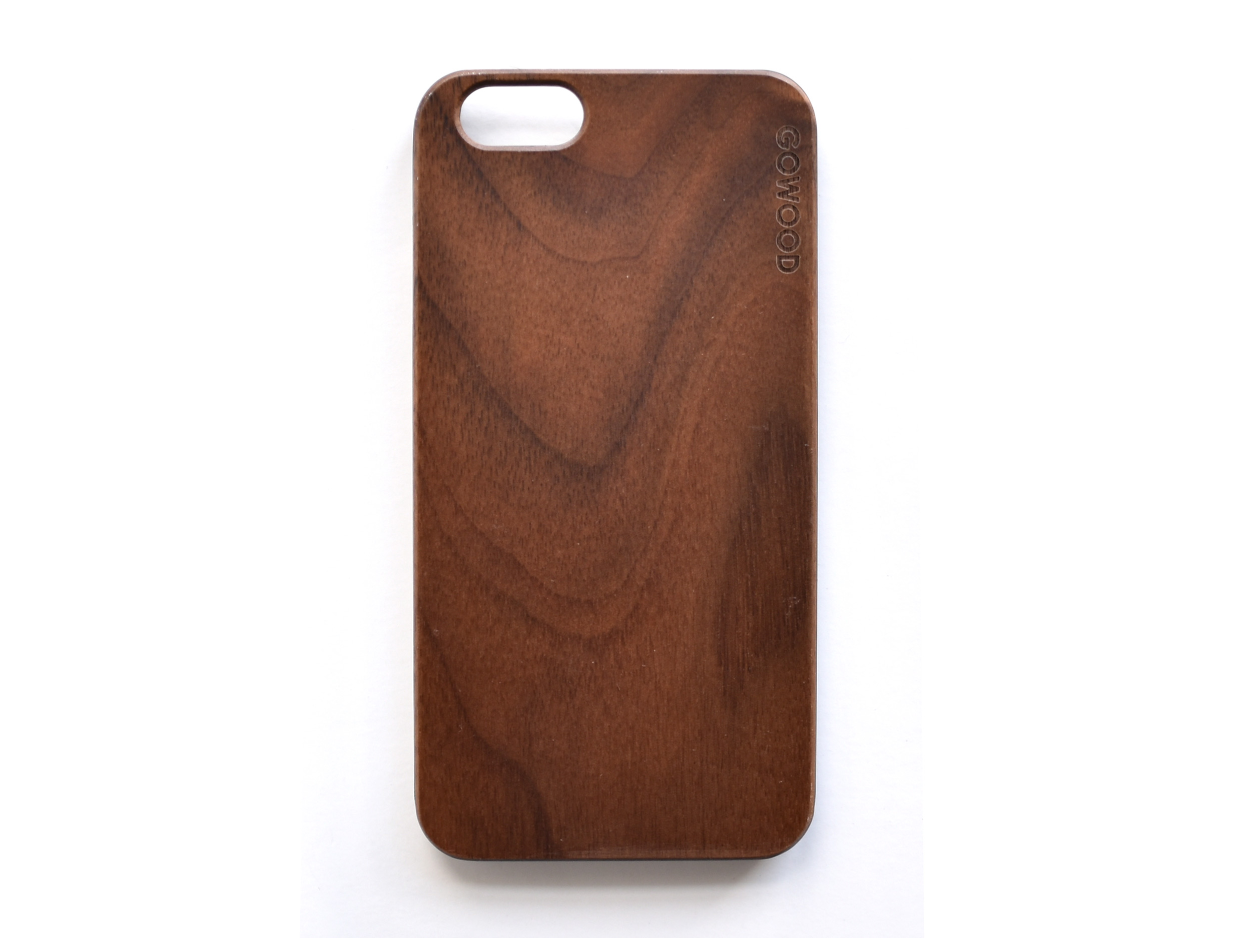 iPhone 6 hoesje van walnotenhout top