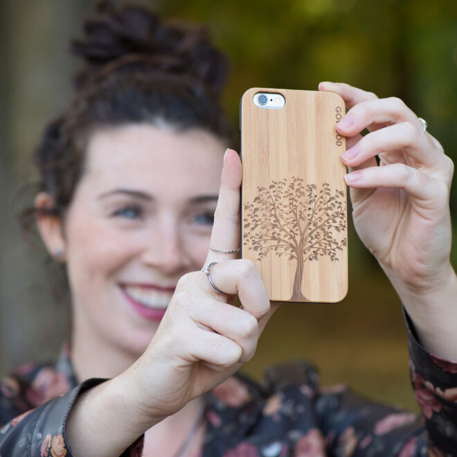 iPhone 6 case bamboo tree wood use