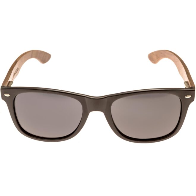 Wood wayfarer sunglasses front frame