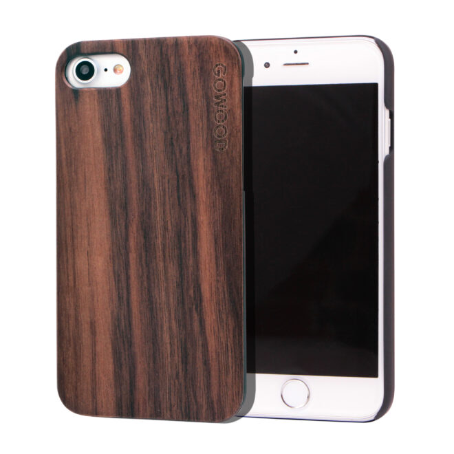 iPhone 7 and 8 wood case walnut