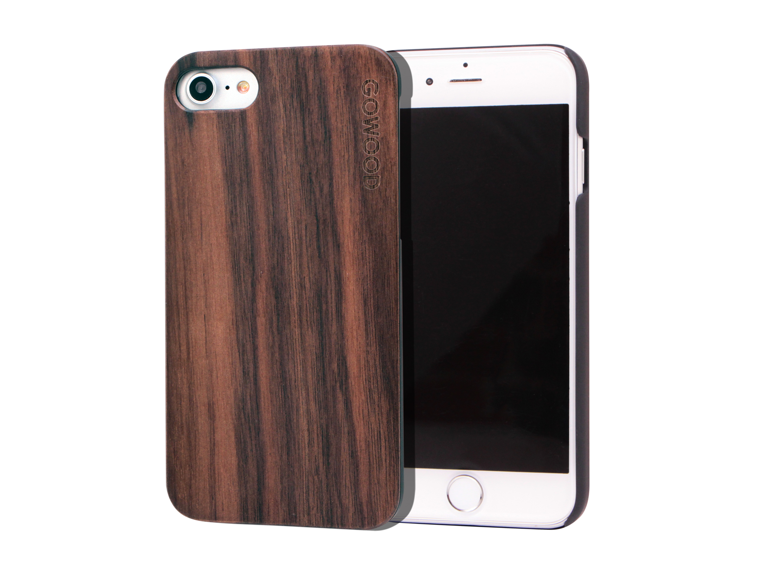 iPhone 7 and 8 wood case walnut