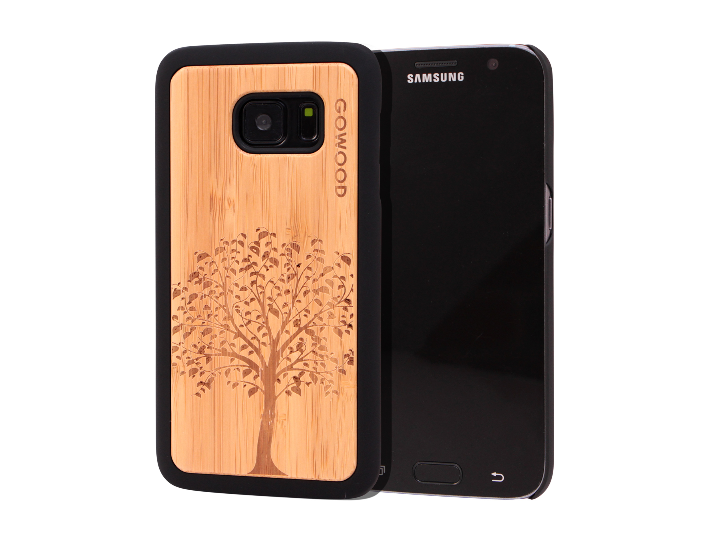 Samsung Galaxy S7 wood case tree main