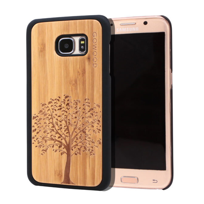 Samsung Galaxy S7 Edge wood case tree main