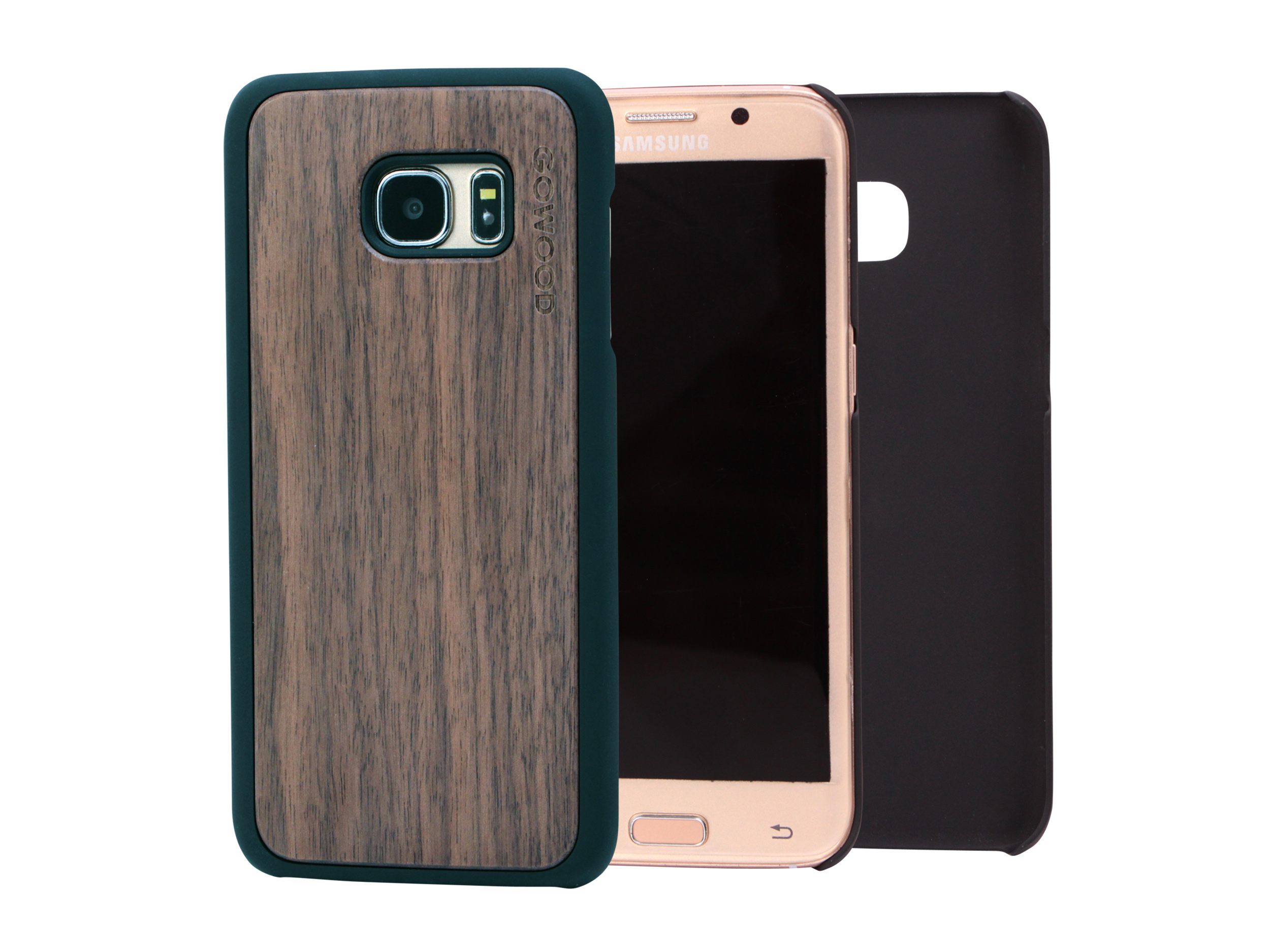 Samsung Galaxy S7 Edge wood case walnut main