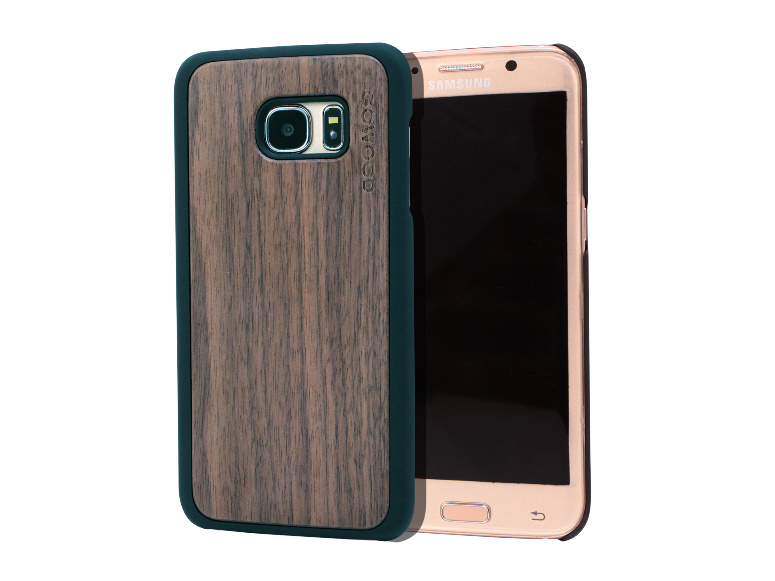 Samsung Galaxy S7 Edge wood case walnut main