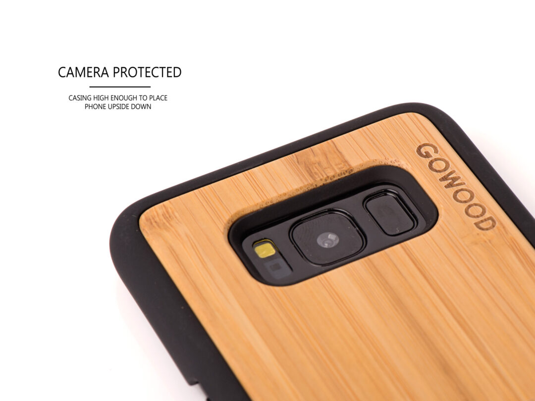 Samsung Galaxy S8 wood case - camera