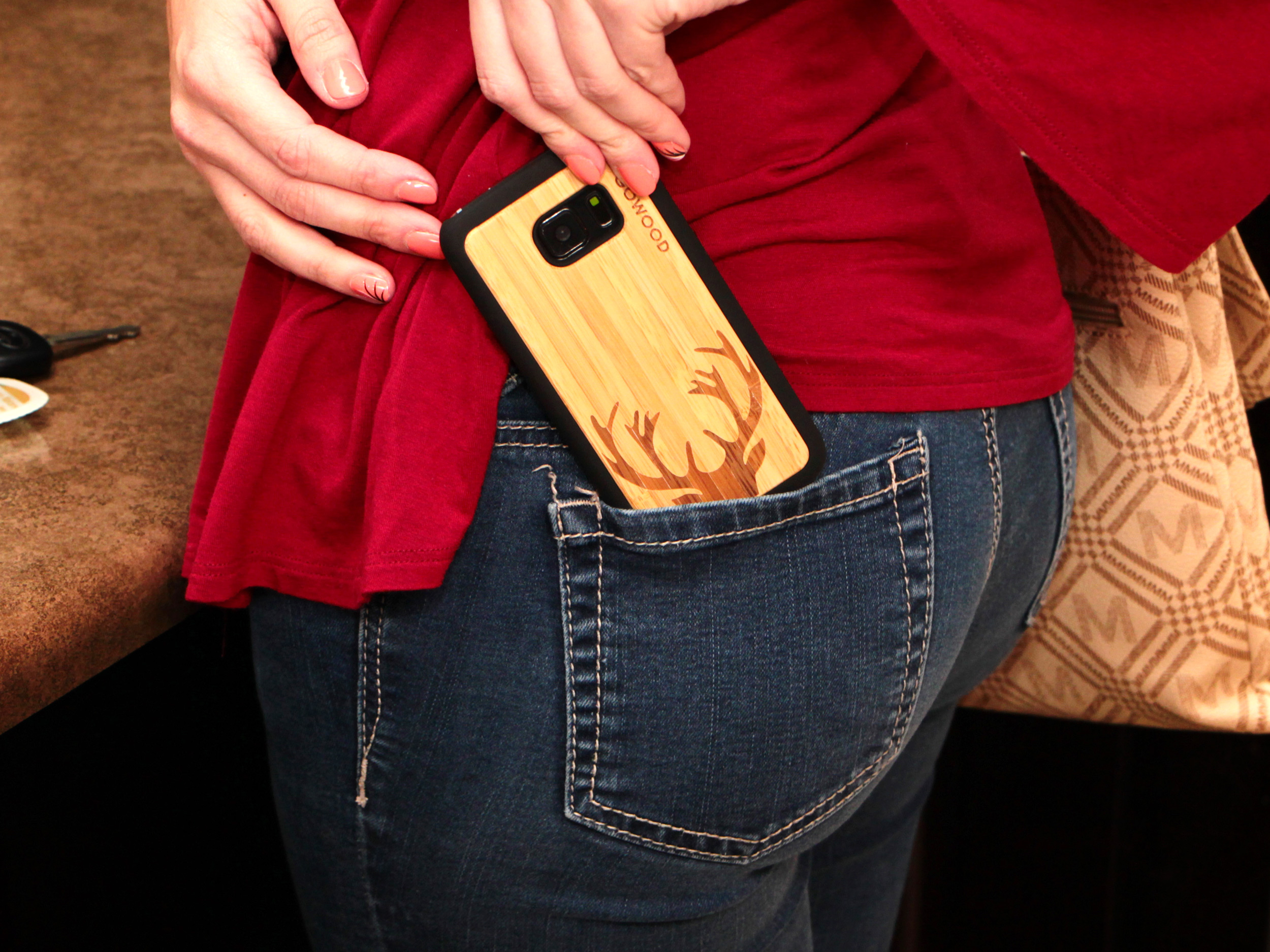 Samsung Galaxy S8 wood case
