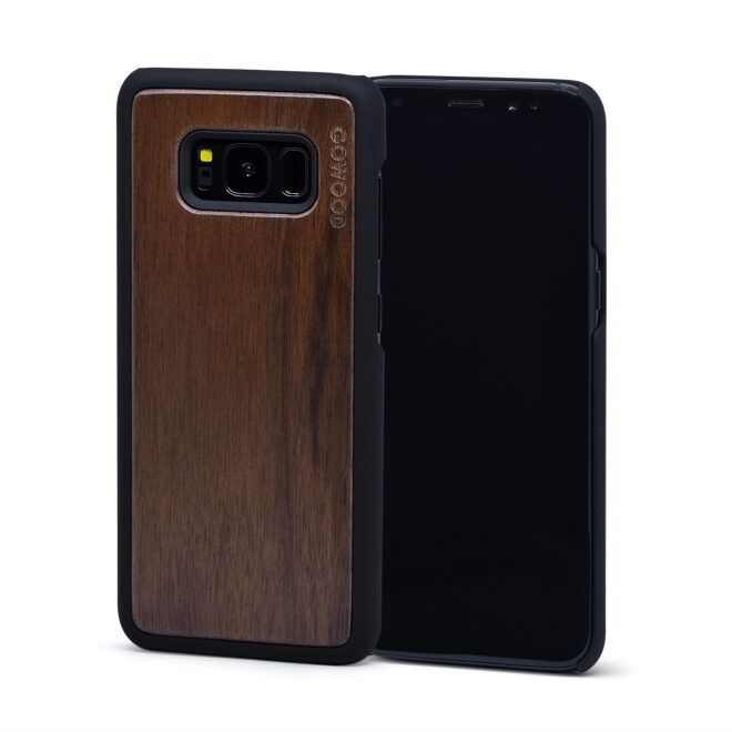 Samsung Galaxy S8 wood case walnut