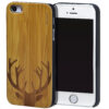 iPhone 5 wood case bamboo deer