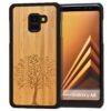 Samsung Galaxy A8 wood case tree front