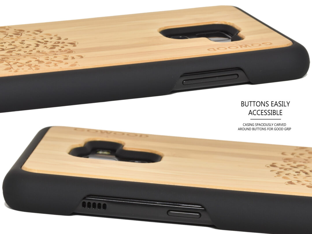 Samsung Galaxy A8 wood case bamboo tree