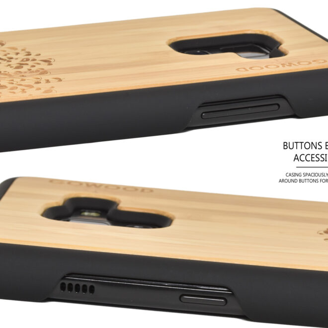 Samsung Galaxy A8 wood case bamboo tree