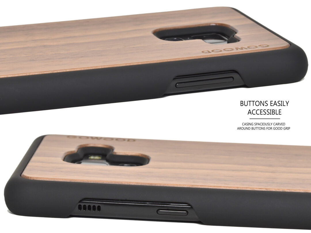 Samsung Galaxy A8 wood case walnut