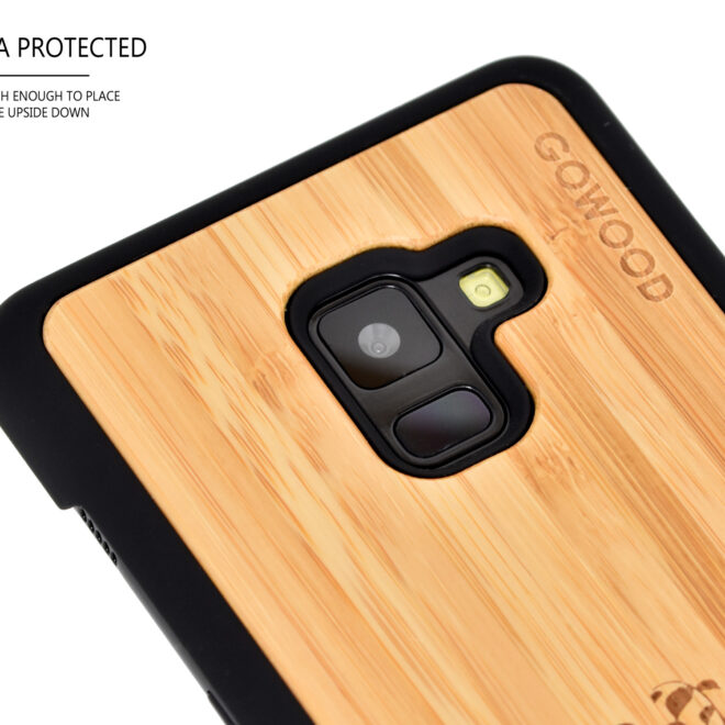 Samsung Galaxy A8 Plus wood case bamboo tree