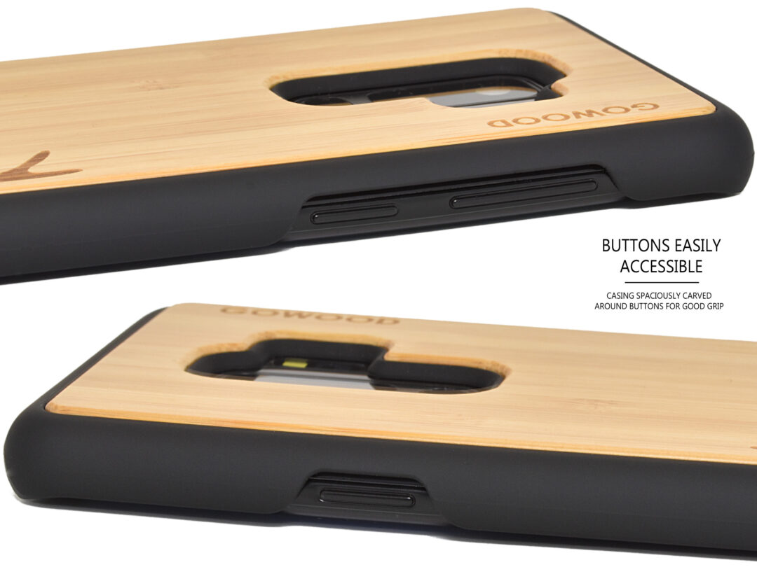 Samsung Galaxy S9 Plus wood case