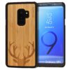 Samsung Galaxy S9 Plus wood case deer front