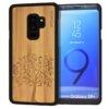 Samsung Galaxy S9 Plus wood case tree front