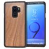 Samsung Galaxy S9 Plus wood case walnut front
