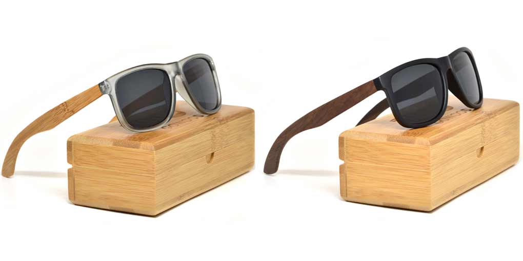 Square sunglasses - natural sustainable sunglasses for men and women