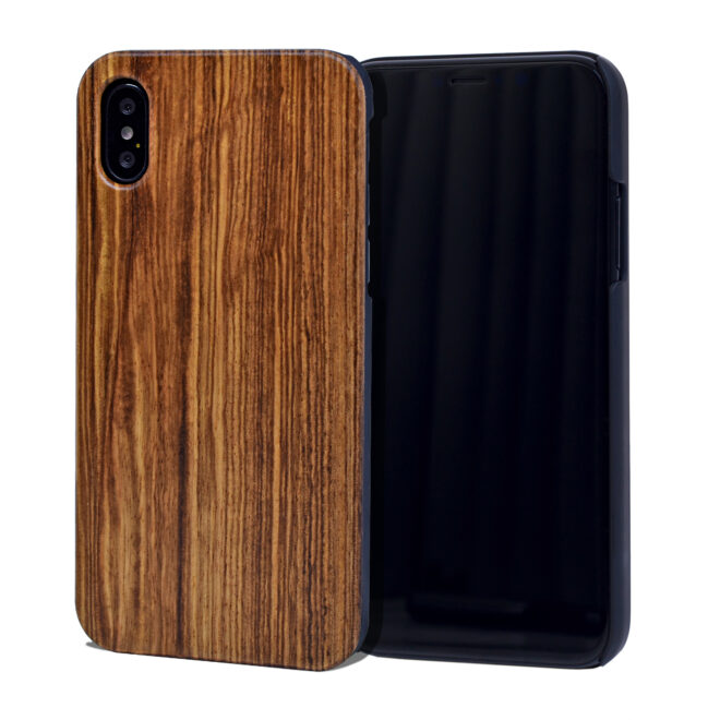 iPhone X and XS wood case