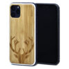 iPhone 11 Pro wood case bamboo deer front