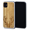 iPhone 11 wood cases bamboo deer front