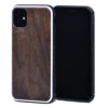 iPhone 11 wood case walnut front