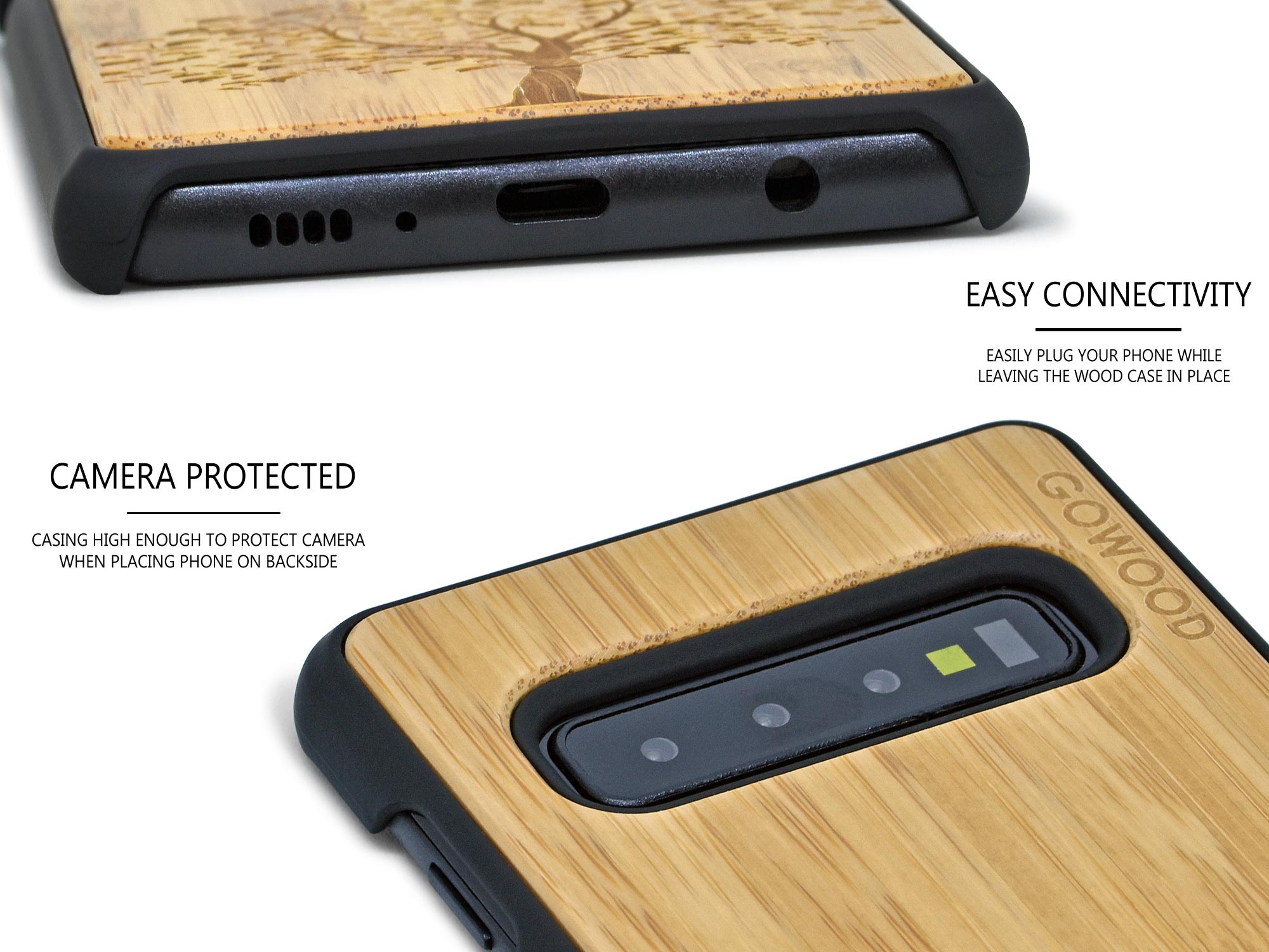Samsung Galaxy S10 wood case tree