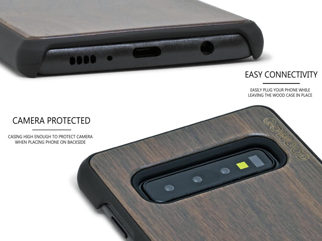 Samsung Galaxy S10 wood case walnut