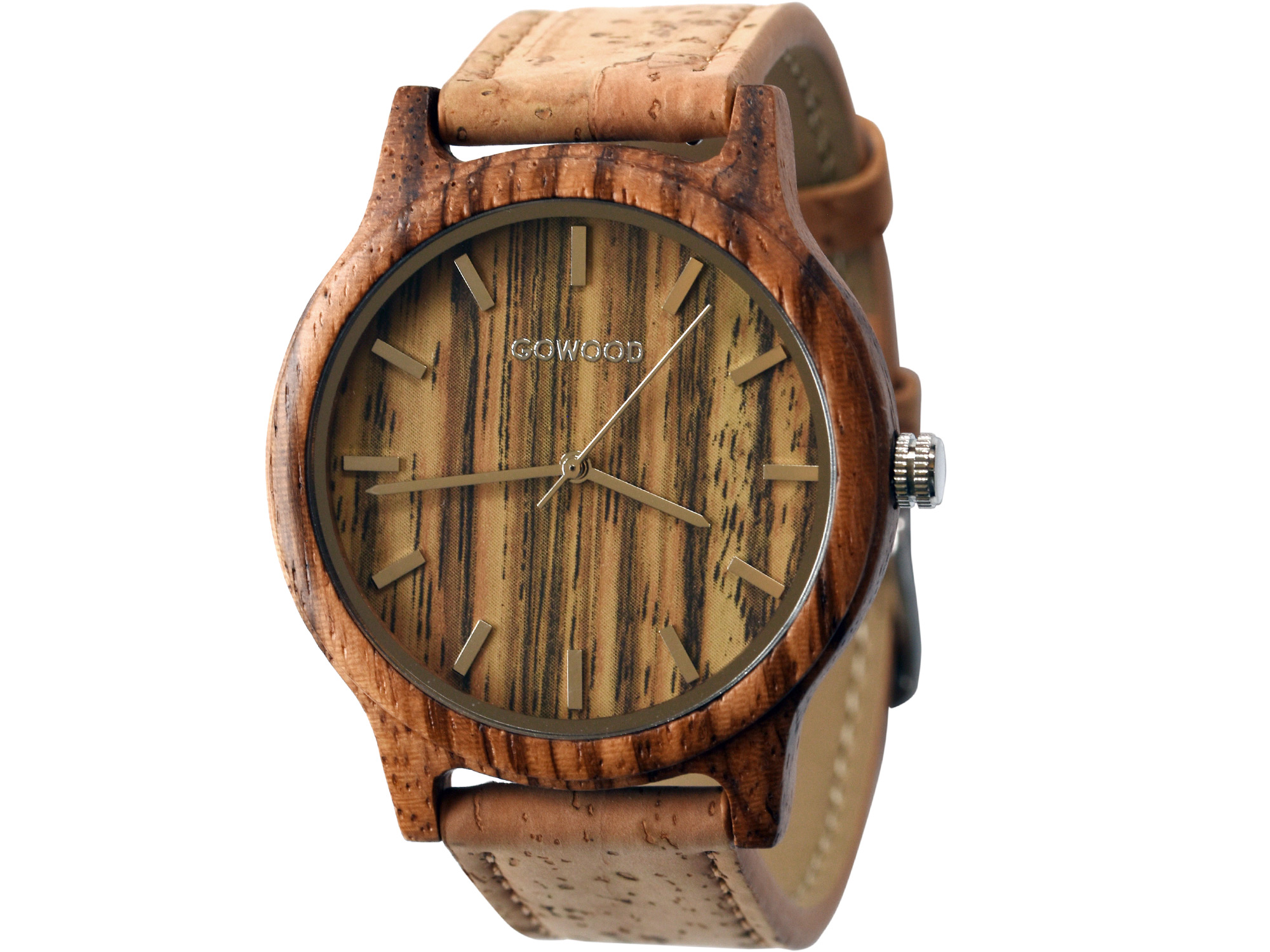 Zebra Wood Watch