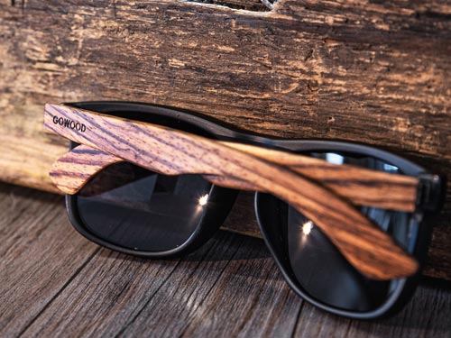 square wood sunglasses Sydney