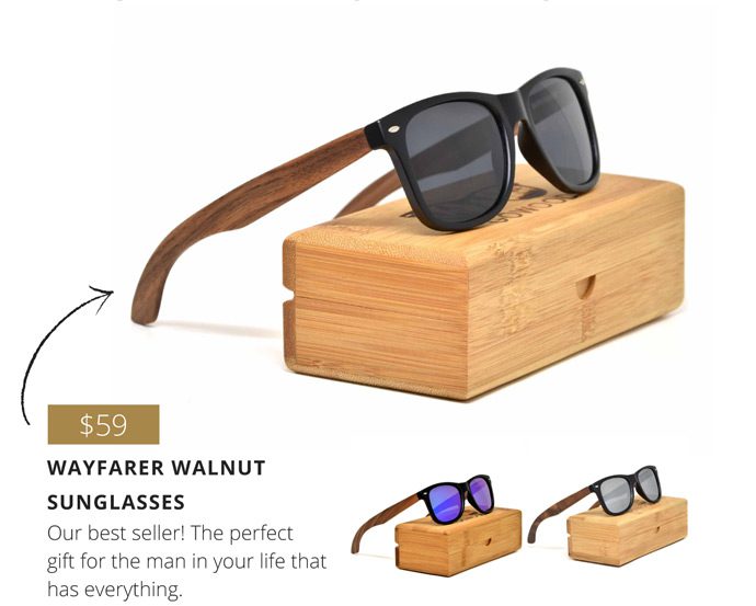 Wayfarer sunglasses for men