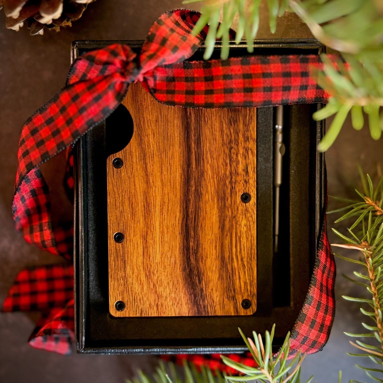 Portefeuille en bois de zèbre et porte-cartes compact avec protection RFID – Image 10