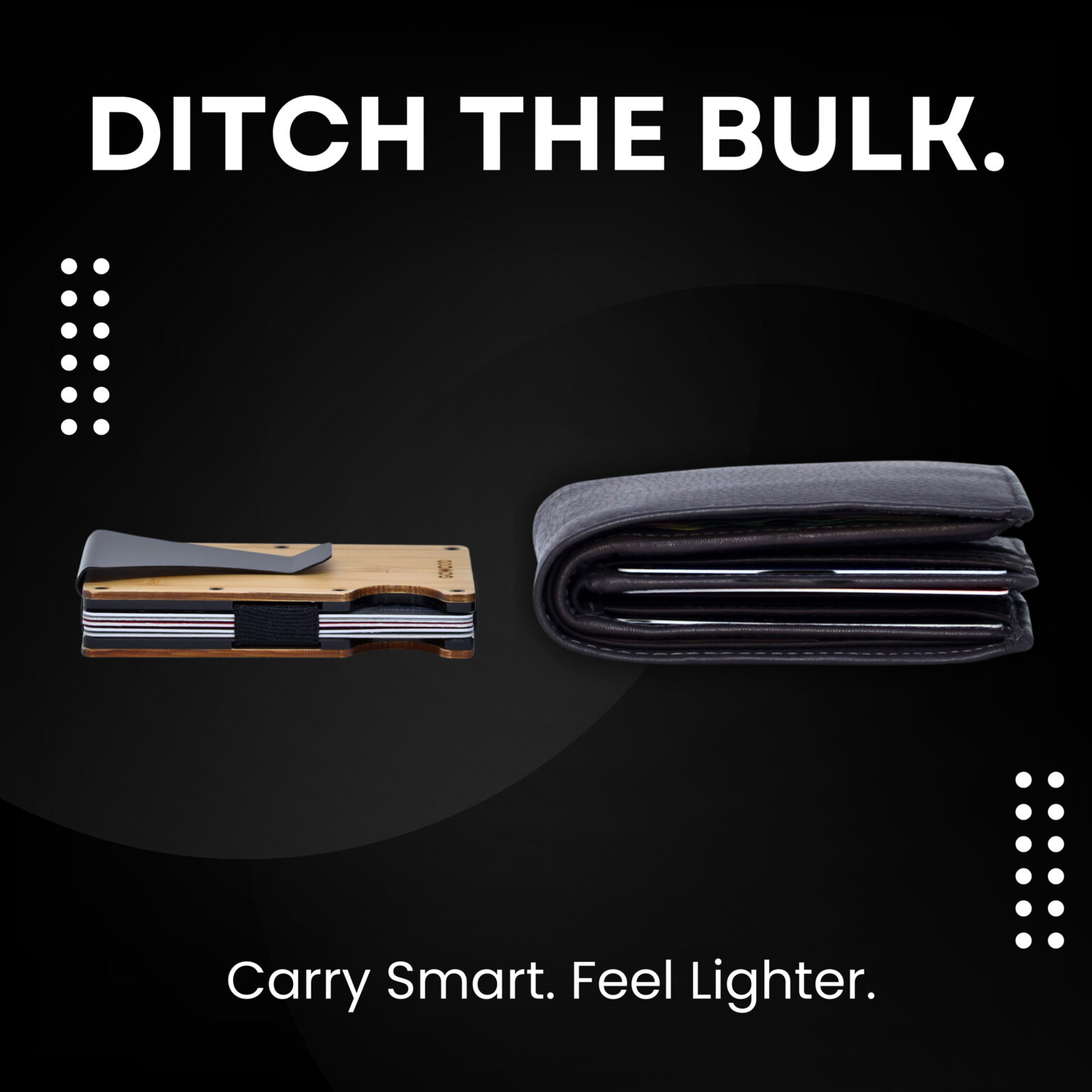 Canadian maple wood minimalist wallet and cardholder with RFID protection