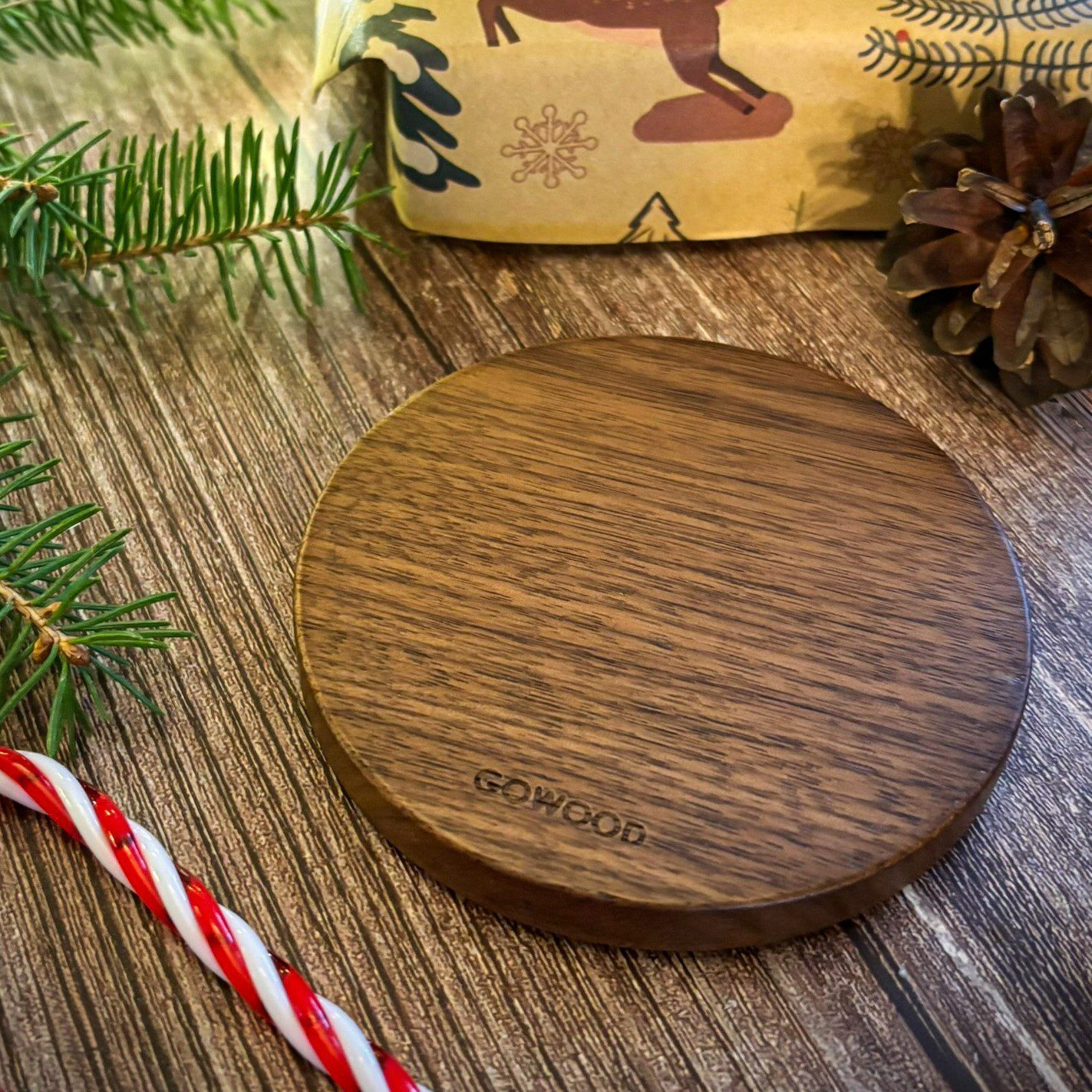 Wood wireless charger