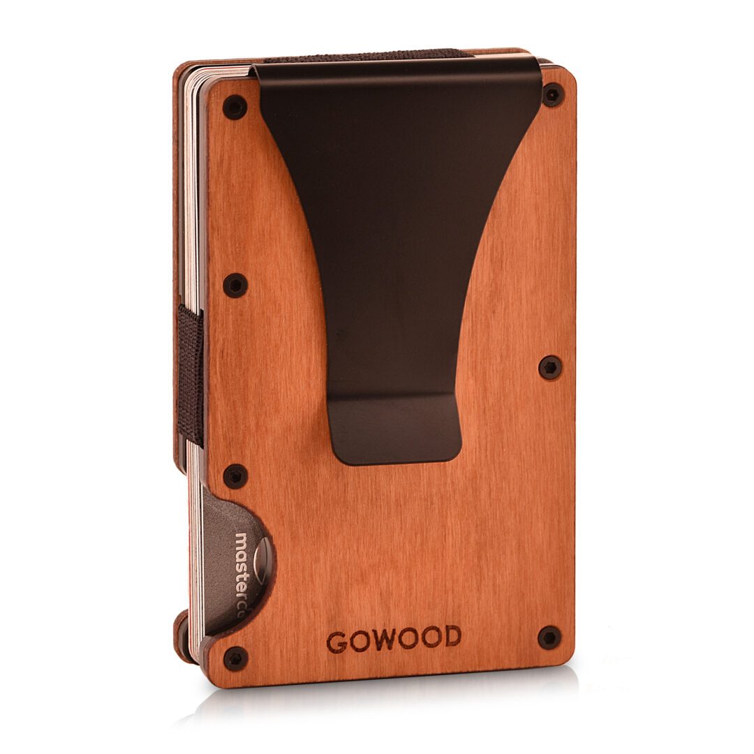 Maple Wood Wallet With RFID Protection