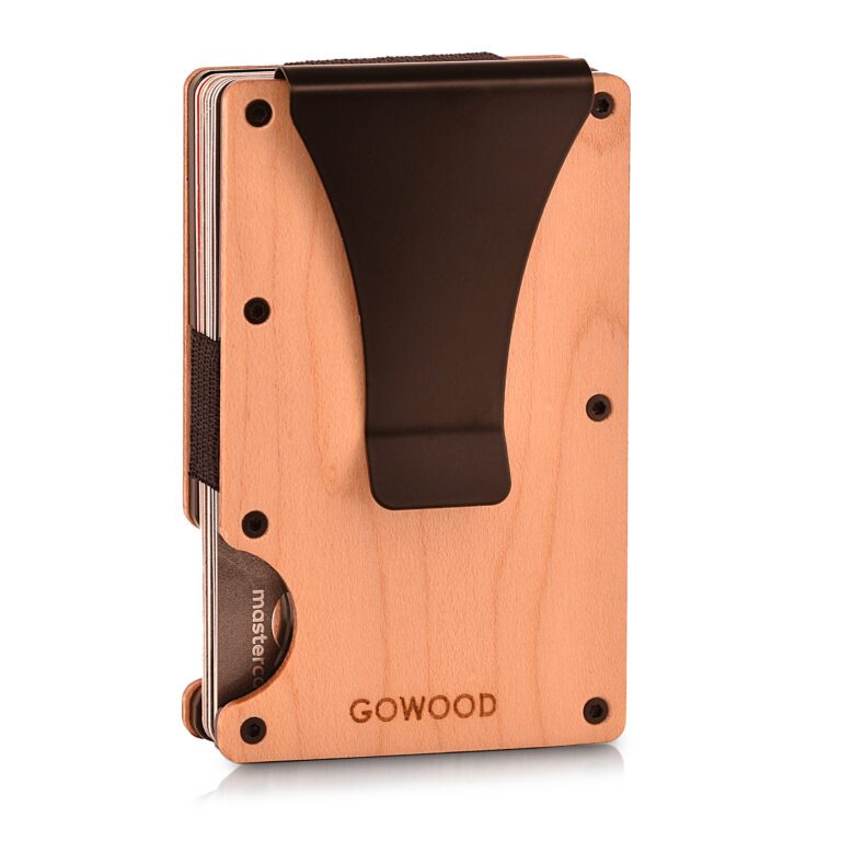 Maple wood wallet