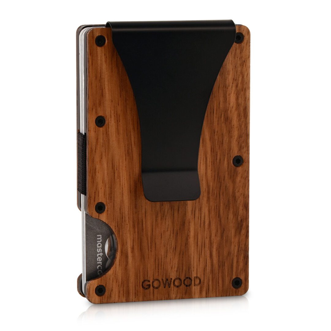 Zebra wood wallet