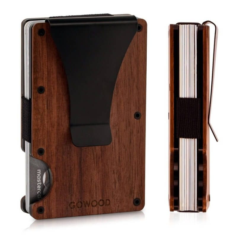 Walnut Wood Wallet With Protection