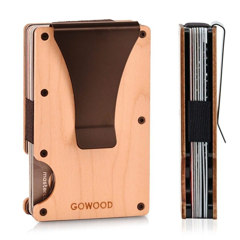 GOWOOD Maple Wood RFID Wallet