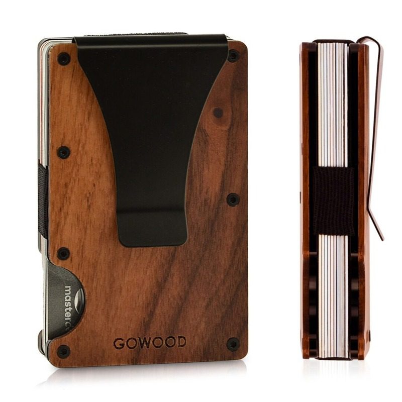 Koa Wood Wallet With RFID Protection
